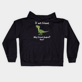 Velociraptor Friend Shaped Kids Hoodie